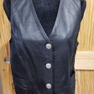Ladies Leather Vest